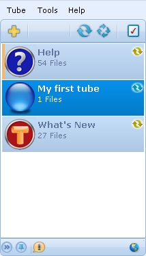My tube now shows 1 file in the Naviator